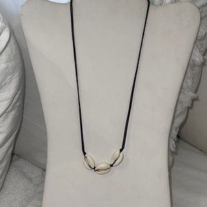 COWRIE SHELL LONG NECKLACE